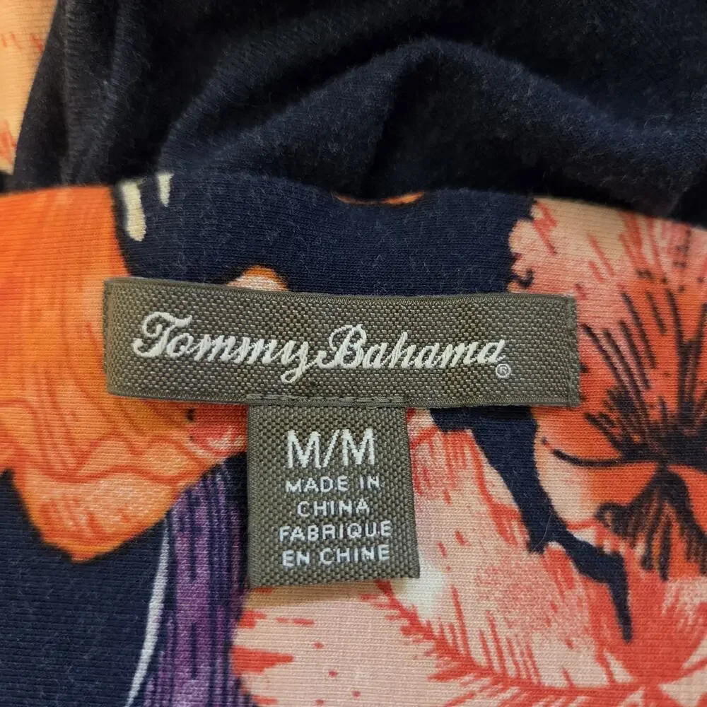 Tommy Bahama Blue Orchid Rua Sleeveless Twist Front Maxi Dress Women's M Stretch - Picture 10 of 11